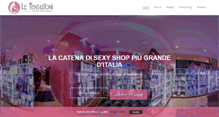 Desktop Screenshot of letentazioni.com